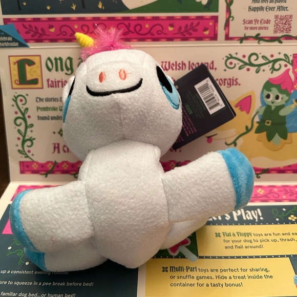 Bark Box Fairy Tails Bob the Barking Unicorn Dog Toy - Picture 9 of 9